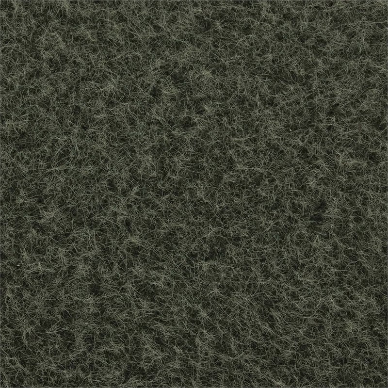 Pemberly Row Contemporary Forest Green Loose Mohair Large Ottoman