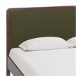 Pemberly Row Forest Green Velvet Queen Bed - 64.3