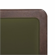 Pemberly Row Forest Green Velvet Queen Bed - 64.3