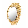 Pemberly Row Handmade Modern Modern Transitional Gold Iron Mirror