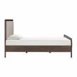 Pemberly Row Contemporary Taupe Velvet King Bed - 79.9