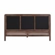 Pemberly Row Contemporary Taupe Velvet King Bed - 79.9