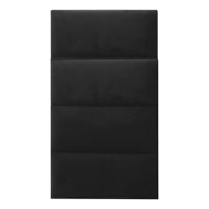 Pemberly Row Contemporary Black Velvet Queen Wings (Set of 2)