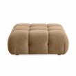 Pemberly Row Contemporary Performance Velvet Modular Ottoman