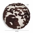 Pemberly Row Contemporary Chocolate Brown Tufted 20
