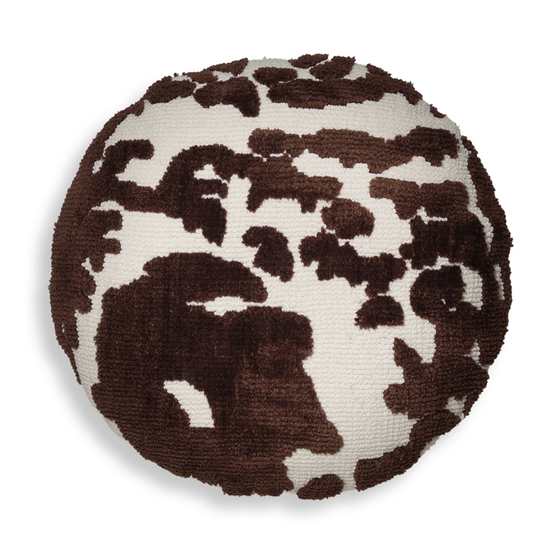 Pemberly Row Contemporary Chocolate Brown Tufted 20