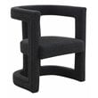 Pemberly Row Transitional Black Boucle Accent Chair - 31