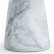 Pemberly Row Contemporary Marble Indoor / Outdoor Side Table