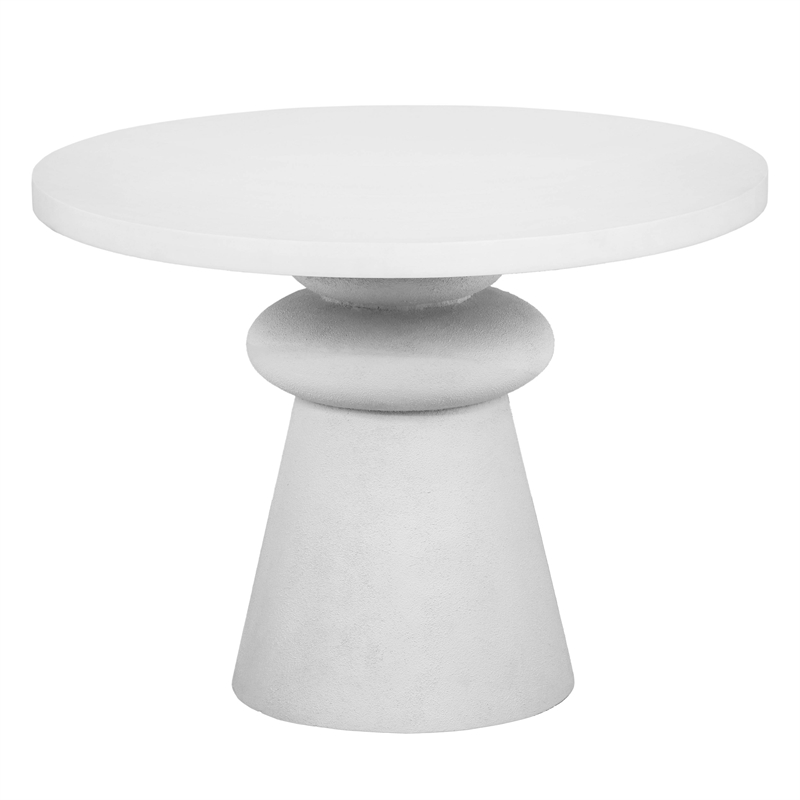Pemberly Row Modern Transitional White Finish 42