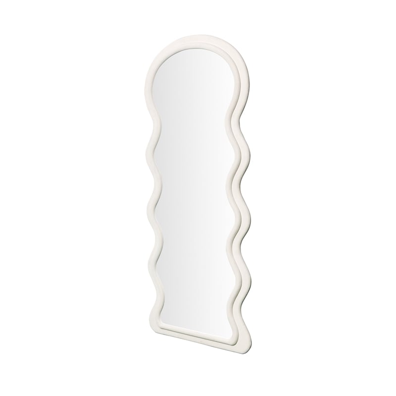 Pemberly Row Handmade Contemporary Cream Velvet 70