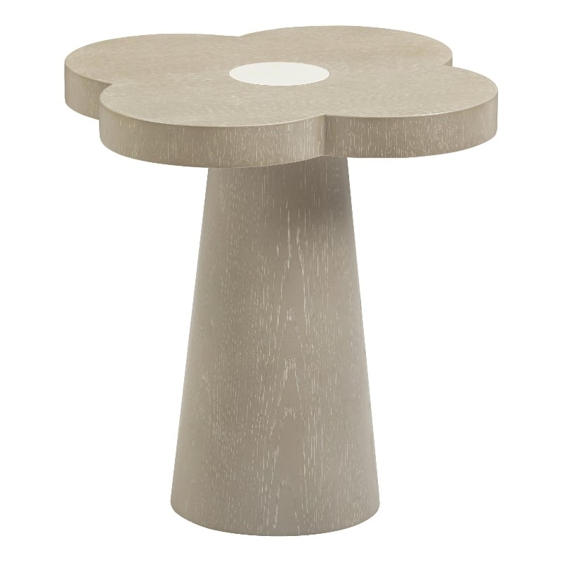 Pemberly Row Contemporary Washed Ash Side Table - 18.5