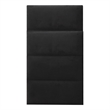 Pemberly Row Contemporary Black Velvet King Wings (Set of 2)