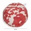 Pemberly Row Contemporary Coral Pink Tufted 20