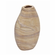 Pemberly Row Handmade Modern / Contemporary Sandstone Curved Vase