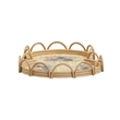 Pemberly Row Contemporary Figure Eight Bamboo Tray - 23.2