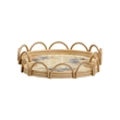 Pemberly Row Contemporary Figure Eight Bamboo Tray - 23.2