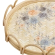 Pemberly Row Contemporary Figure Eight Bamboo Tray - 23.2