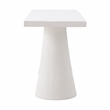 Pemberly Row Transitional Plaster Concrete Desk - 68.5
