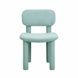 Pemberly Row Handmade Contemporary Pale Blue Velvet Dining Chair