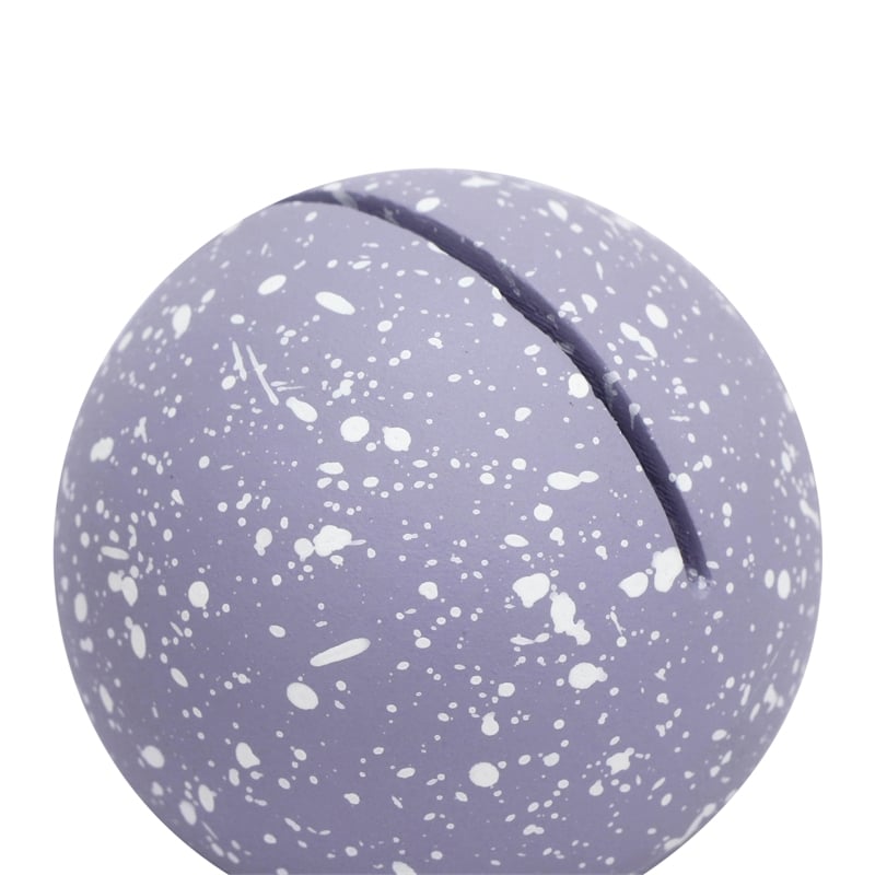 Pemberly Row Transitional Speckled Purple Round Card Holder - Set of 4