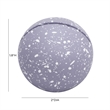 Pemberly Row Transitional Speckled Purple Round Card Holder - Set of 4