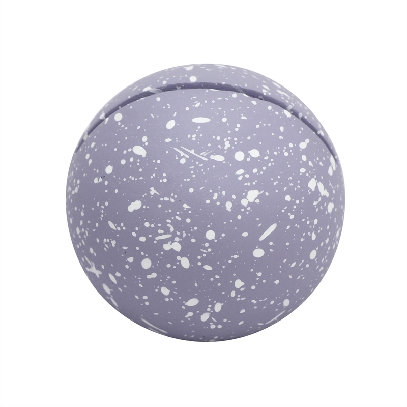 Pemberly Row Transitional Speckled Purple Round Card Holder - Set of 4