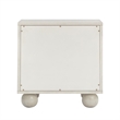 Pemberly Row Contemporary White Finishwashed Nightstand - 22