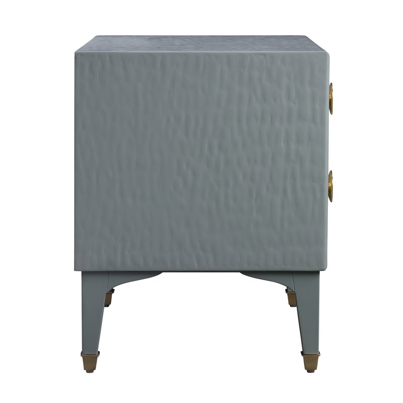 Pemberly Row Transitional MDF Wood Nightstand in Gray - 23