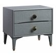 Pemberly Row Transitional MDF Wood Nightstand in Gray - 23