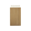 Pemberly Row Contemporary Natural Oak Console Desk - 56