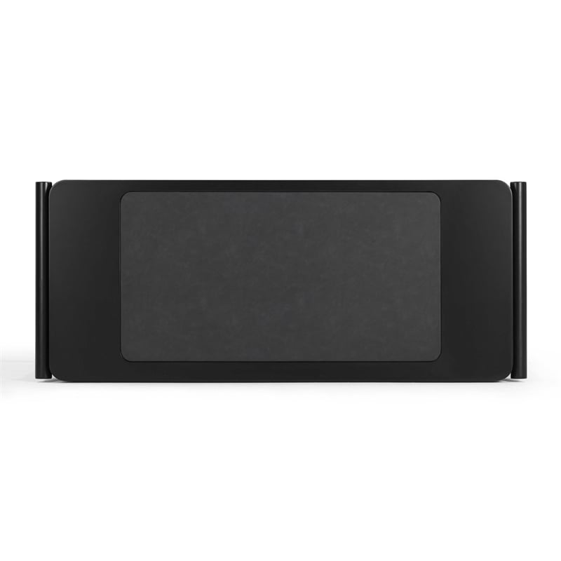 Pemberly Row Contemporary Black Finish 2 Drawer Desk - 52