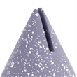 Pemberly Row Transitional Speckled Purple Cone Card Holder - Set of 4