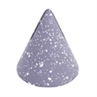 Pemberly Row Transitional Speckled Purple Cone Card Holder - Set of 4