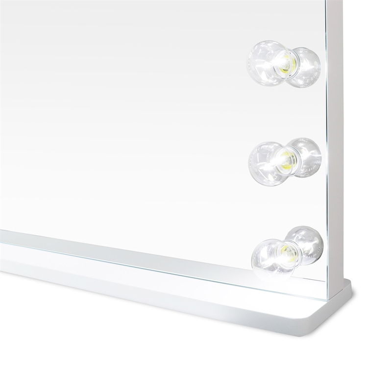 Pemberly Row Contemporary Jumbo Vanity Mirror - 40.9
