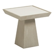 Pemberly Row Contemporary Washed Ash Side Table - 19.7