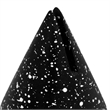 Pemberly Row Transitional Speckled Black Cone Card Holder - Set of 4