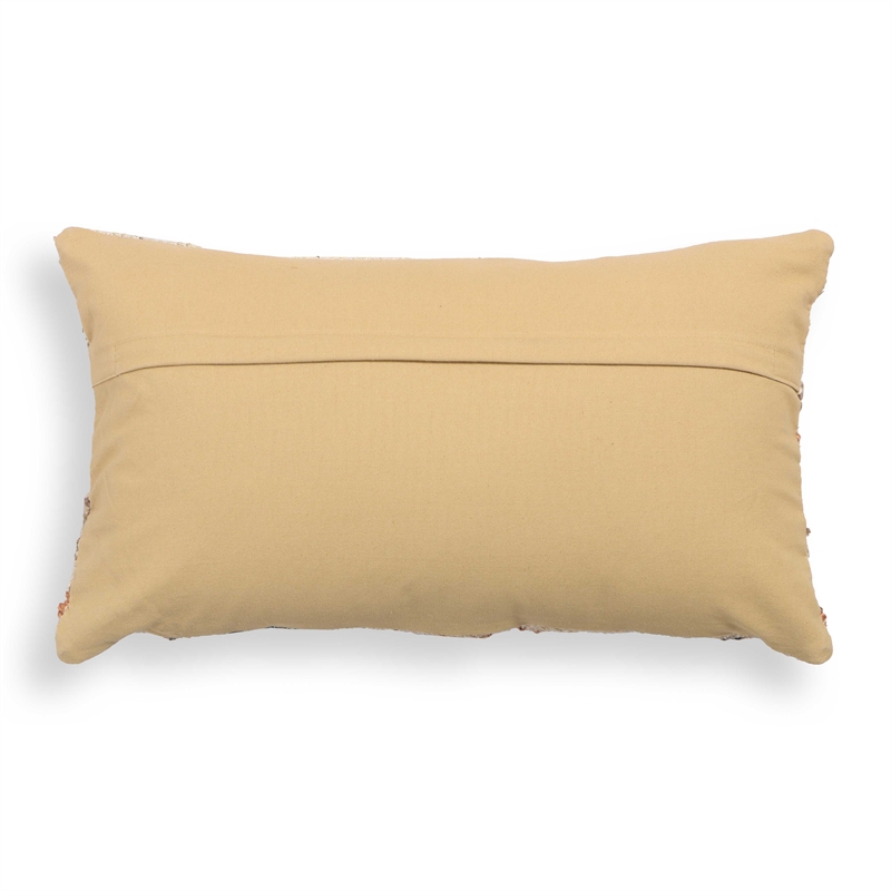 Pemberly Row Modern Transitional Cotton Rectangular Accent Pillow