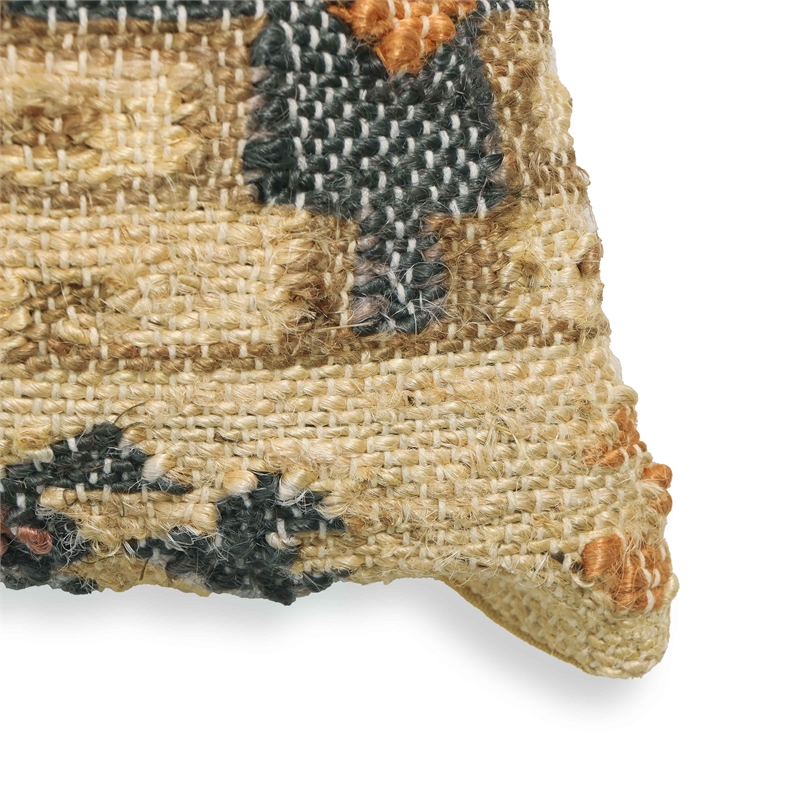 Pemberly Row Modern Transitional Cotton Rectangular Accent Pillow