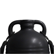 Pemberly Row Handmade Contemporary Black Finish Ceramic Vase