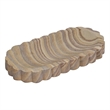 Pemberly Row Handmade Modern / Contemporary Sandstone Large Tray