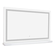 Pemberly Row Contemporary Jumbo LED Panel Vanity Mirror - 40.9