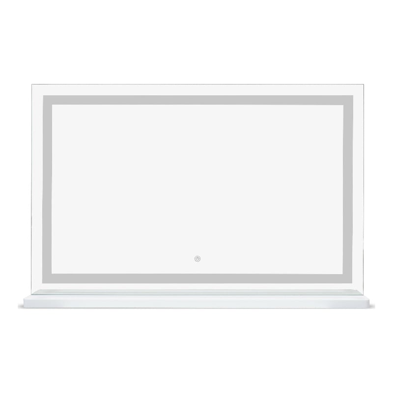 Pemberly Row Contemporary Jumbo LED Panel Vanity Mirror - 40.9