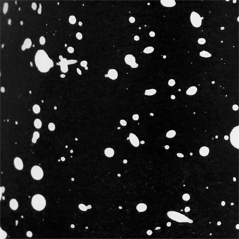 Pemberly Row Transitional Speckled Black Round Card Holder - Set of 4