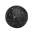 Pemberly Row Transitional Speckled Black Round Card Holder - Set of 4