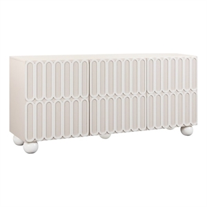 Pemberly Row Handmade Modern Transitional Motif Taupe Buffet