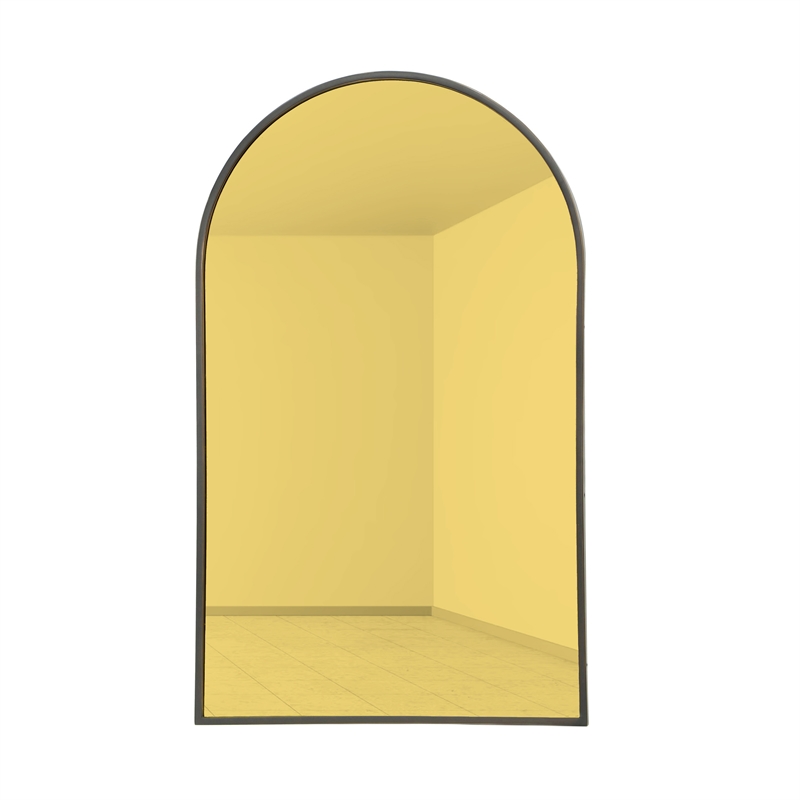 Pemberly Row Handmade Modern / Contemporary Brass Wall Mirror