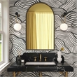 Pemberly Row Handmade Modern / Contemporary Brass Wall Mirror