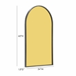 Pemberly Row Handmade Modern / Contemporary Brass Wall Mirror