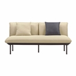 Pemberly Row Handmade Modern Transitional Beige Outdoor Loveseat