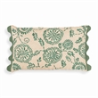 Pemberly Row Aqua Embroidered Cotton Flex 20